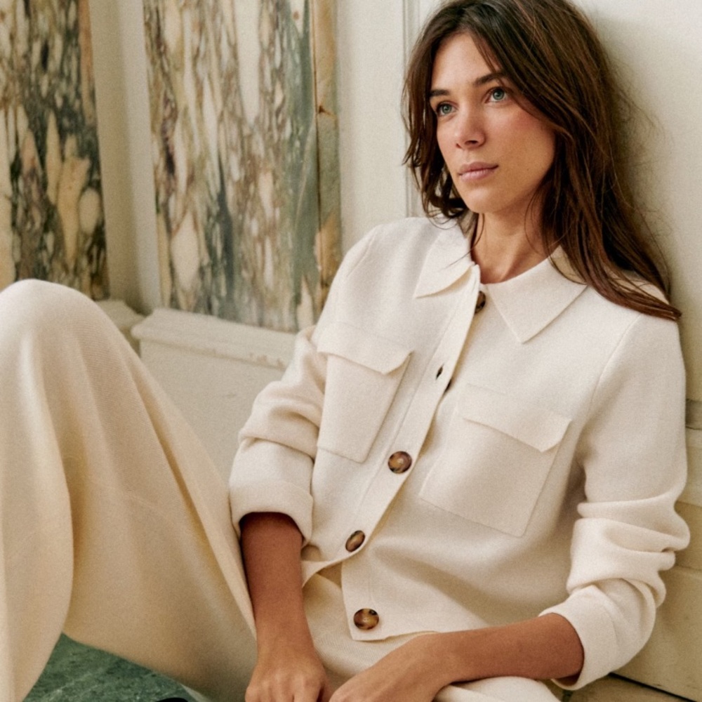 Sézane Betty sweater jacket